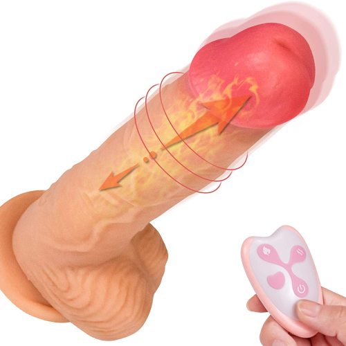 Realistic Thrusting Dildo