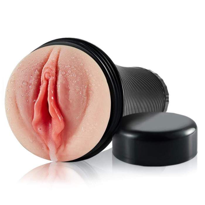 US$ 29.25 - 2 in 1 Thrill Realistic Textured Vagina Pocket Pussy Stroker 