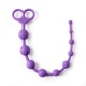 Manageable Silicone Butt Beads in Purple