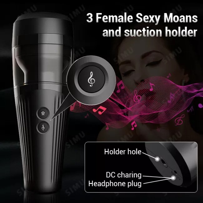 Edenlegend Handsfree Masturbator | Thrusting Sex Toy Vibrating Cup