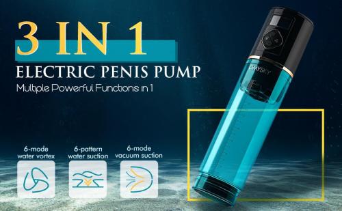 Edenlegend 6-Frequency Water Spa 6-Mode Sucking Penis Enlargement Pump