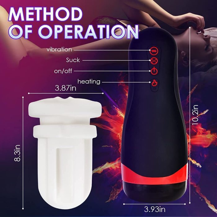 3 in 1 Electric Vibrating Male Sex Toy for Men Pleasure