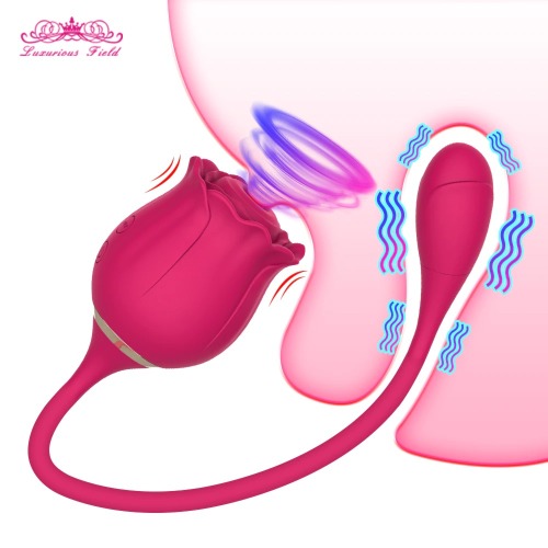 Rose Clitoris Sucking Vibrator for Women Clitoris Stimulator Nipple Sucker Vibrating Love Egg Intimate Goods Sex Toys for Adults