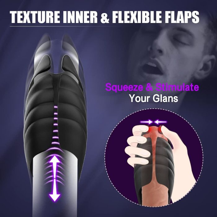 Adjustable Handheld Penis Vibrator Male Masturbators for Glans Testicle