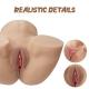 9.4'' Sex Experts Double Labia Realistic Male Masturbator