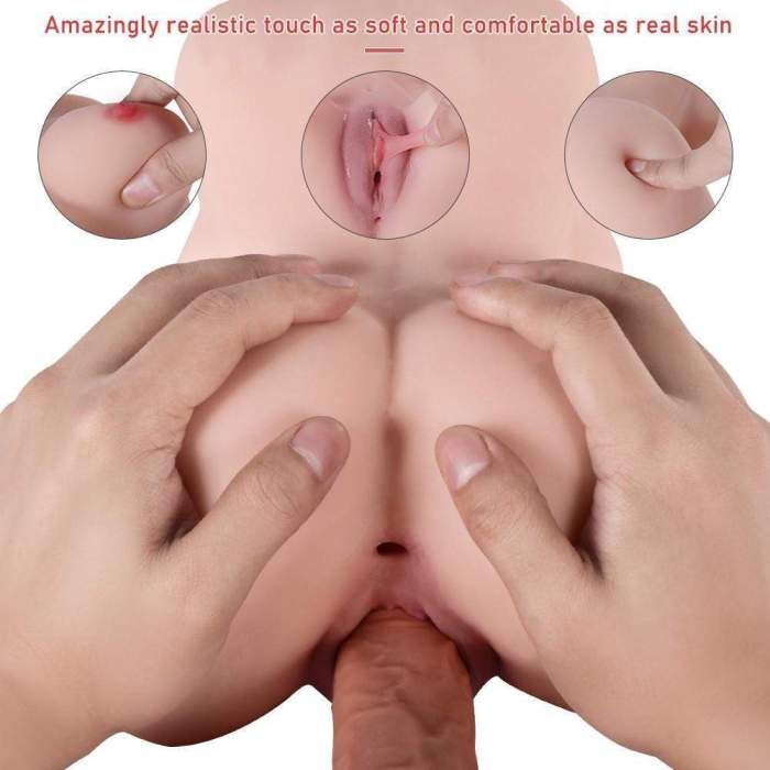 11.8” Realistic Doll Male Masturbator with Breast Pussy Ass