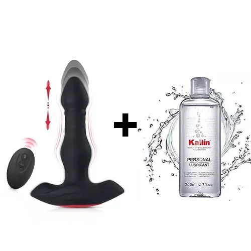 INVADER 3 Thrusting 10 Vibrations Anal Plug with Remote Controller