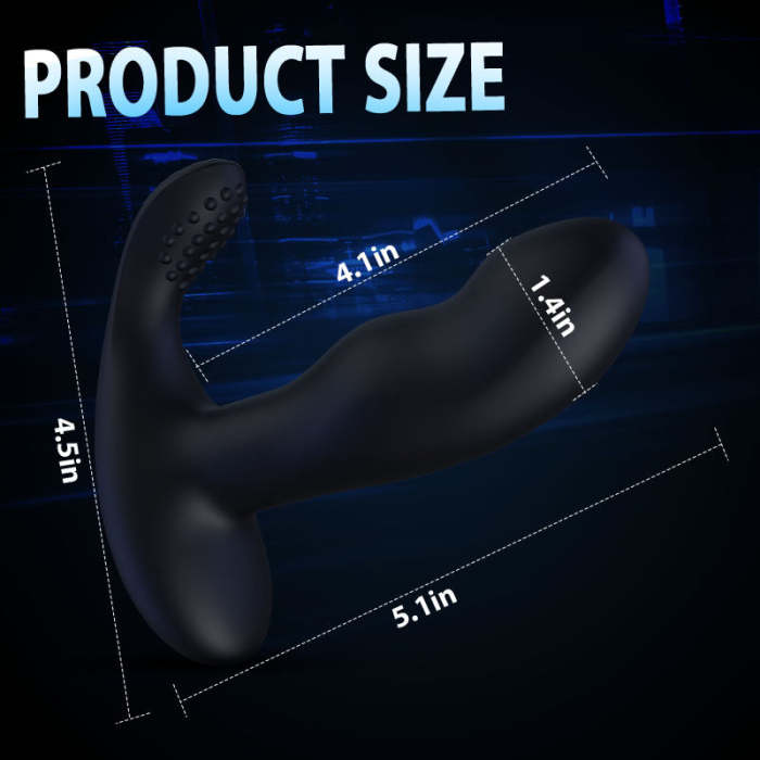 Black Panther 8-frequency Vibrating Bead-rotating Prostate Massager