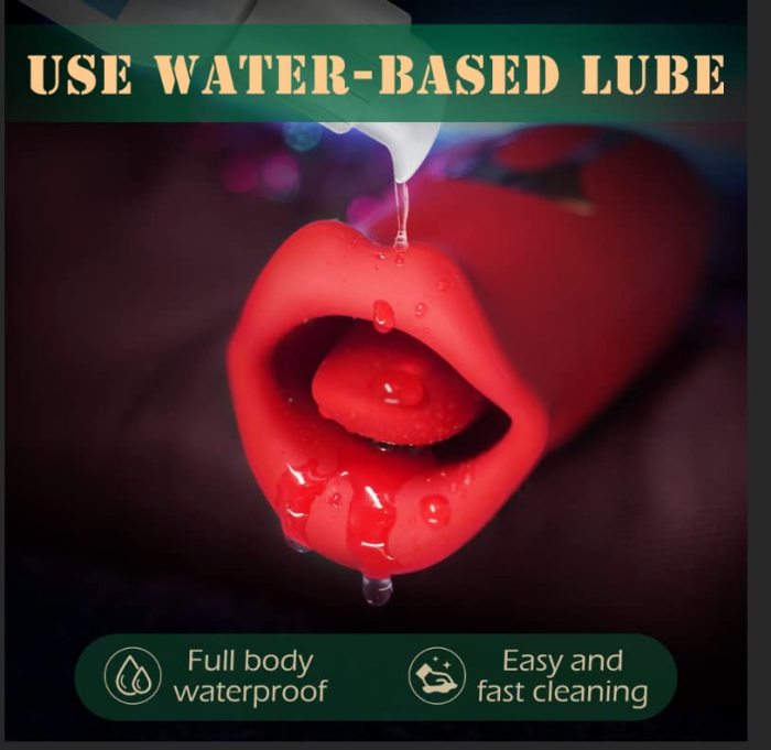 Edenlegend™ Blowjob Super Vibrating Clit Tickler Oral Sex Toy Mouth Biting Vibrator Unisex