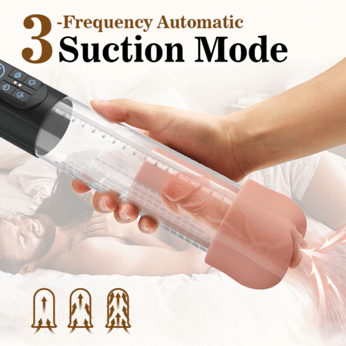 3-in-1 Design 3 Vacuum Suction Automatic Suction Penis Pump