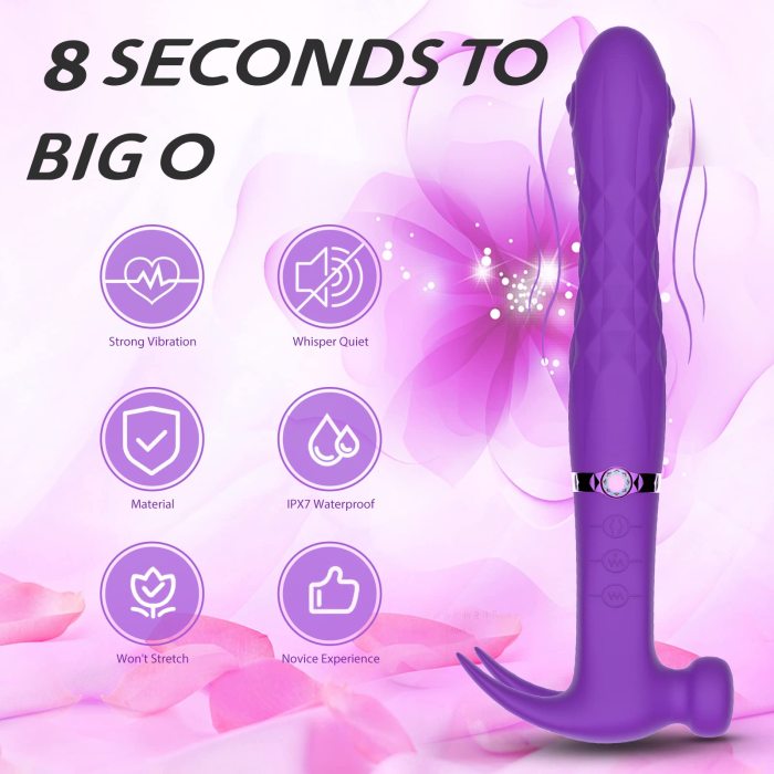 Edenlegend™- Hammer G-Spot Clit Vibrator Dildo