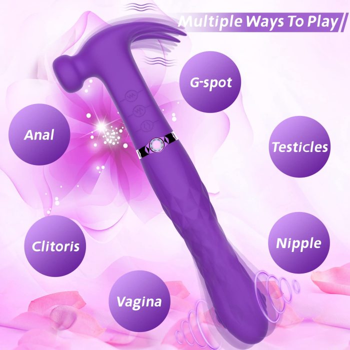 Edenlegend™- Hammer G-Spot Clit Vibrator Dildo