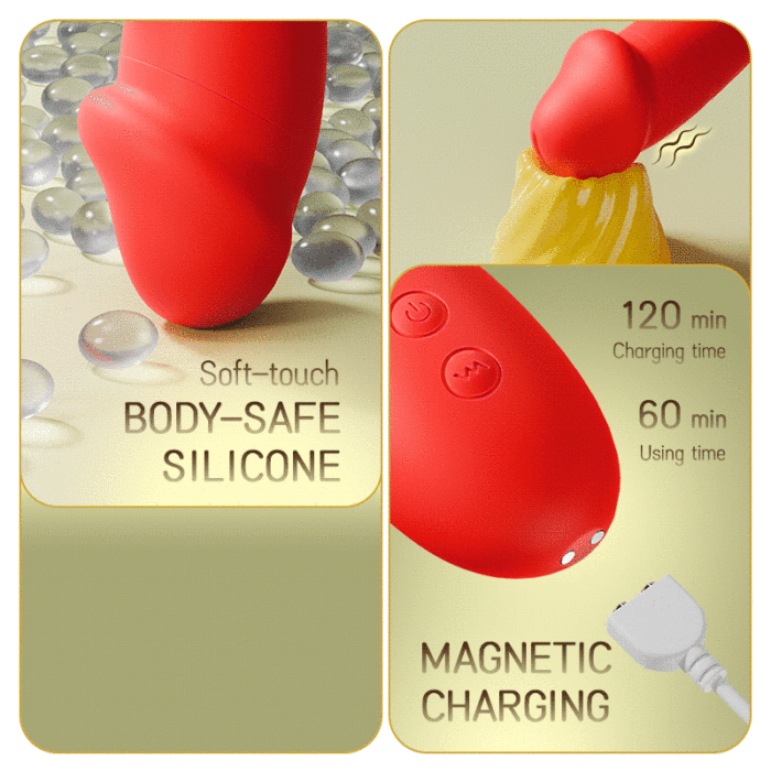 G-Pro2 Vibrator with Flapping, Vibration & Clitoral Tapping