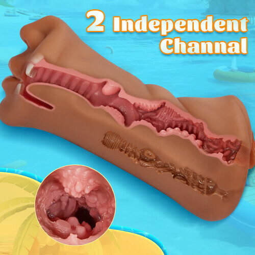 Edenlegend 7.4-Inch Three Channel Mouth Vaginal Anal Pocket Pussy