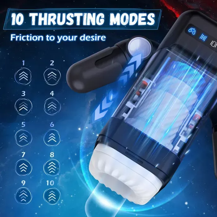 Edenlegend™ Game Cup -Thrusting Vibrating Masturbator with Heating System