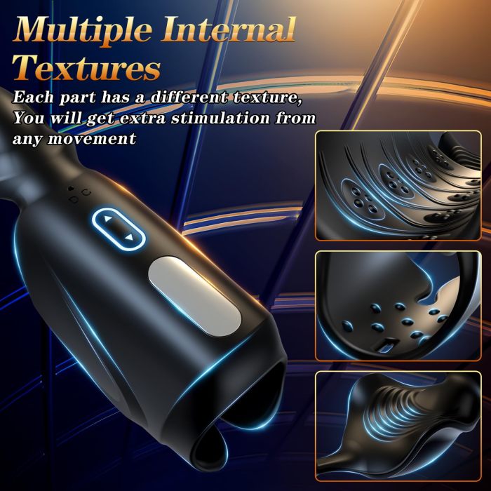 Edenlegend™ Automatic Male Masturbators - Double Action Penis Training Stimulator Vibrator with 10 Modes