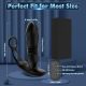 Thrusting Anal Plug Butt Plug Sex Toys 12 Vibrating & 3 Thrusting & Dual Cock Ring for Women Couples Remote Control