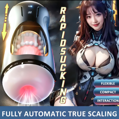 Intelligent Multi-automatic Thrusting Male Masurbation Cup With Telescoping Heating Sucking