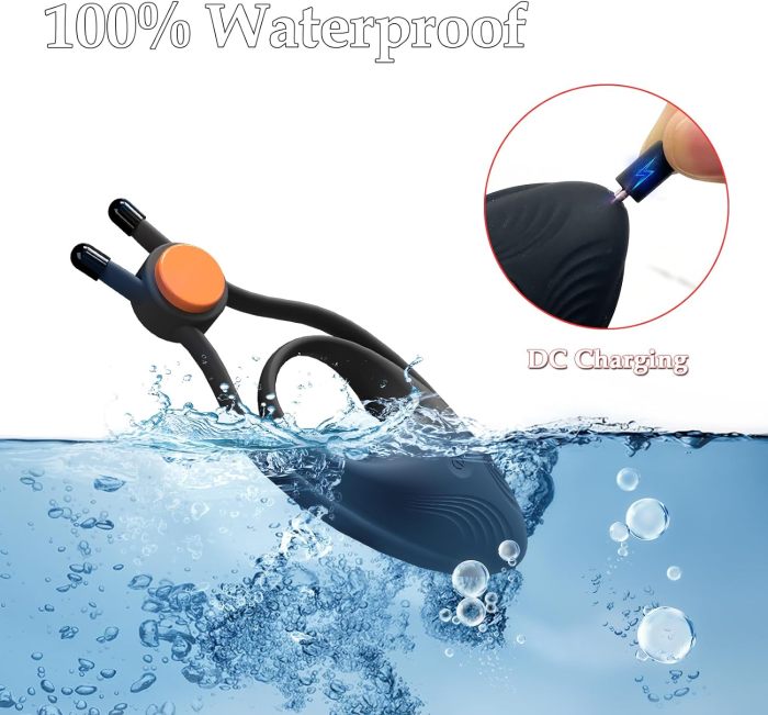 Edenlegend™ SonicBand-R10 – 10-Vibration Cock Ring, Black Silicone, Independent Version