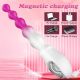 Edenlegend™ GlowBeads – Digital Display Vibrating Bead Wand, 10 Modes, Gradient Silicone + ABS, IPX6