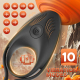 Edenlegend™ SonicBand-R10 – 10-Vibration Cock Ring, Black Silicone, Independent Version