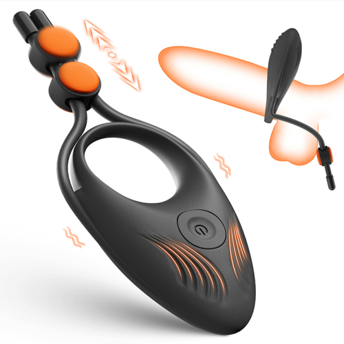 Edenlegend™ SonicBand-R10 – 10-Vibration Cock Ring, Black Silicone, Independent Version