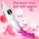 Edenlegend™ GlowBeads – Digital Display Vibrating Bead Wand, 10 Modes, Gradient Silicone + ABS, IPX6