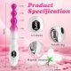 Edenlegend™ GlowBeads – Digital Display Vibrating Bead Wand, 10 Modes, Gradient Silicone + ABS, IPX6