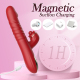 Eedenlegend™ FlexiBunny-R10 – Red Liquid Silicone Rabbit Vibrator, Thrusting + Swing Mode, IPX7, Standalone