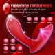 Edenlegend™ Scarlet Plug – 10-Mode Dual-Vibration Anal Plug, APP Version, Red Silicone, IPX7 Waterproof