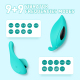 Edenlegend™ VibeLeaf-X10 – Smart Leaf-Shaped Vibrator Set, Dual Use & Remote Control, 10 Frequencies, IPX7