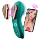Edenlegend™ ShellKiss – 10-Mode Magnetic Wearable Shell Vibrator, APP Version, Red / Green, IPX7 Waterproof