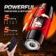 Edenlegend™ FireStorm Cup – 7+1 Mode Thrusting & Rotating Masturbator, APP-Controlled, Red / Yellow