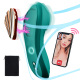 Edenlegend™ ShellKiss – 10-Mode Magnetic Wearable Shell Vibrator, APP Version, Red / Green, IPX7 Waterproof