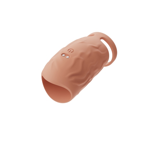 Edenlegend™ SkinTouch Sleeve – 10-Mode Vibrating Penis Sleeve, APP-Controlled, Liquid Silicone, Skin Tone