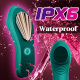 Edenlegend™ ShellKiss – 10-Mode Magnetic Wearable Shell Vibrator, APP Version, Red / Green, IPX7 Waterproof