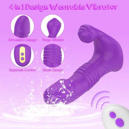 Edenlegend™ Pulse Plug – 10-Mode Dual Vibration & Thrusting Anal Plug, App + Remote Control, IPX6 Waterproof
