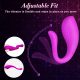 Edenlegend™ WhalePlay Duo – 10-Mode Dual Vibrating Whale Set, APP + Remote Control, IPX7, Purple / Rose
