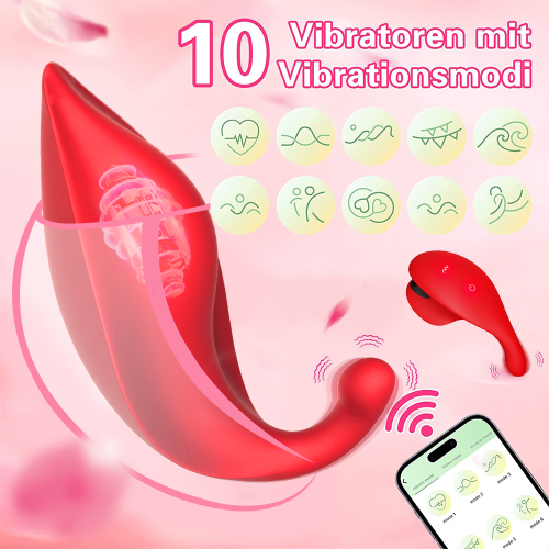 Edenlegend™ VibeLeaf-X10 – Smart Leaf-Shaped Vibrator Set, Dual Use & Remote Control, 10 Frequencies, IPX7