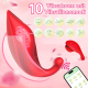 Edenlegend™ VibeLeaf-X10 – Smart Leaf-Shaped Vibrator Set, Dual Use & Remote Control, 10 Frequencies, IPX7