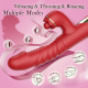 Eedenlegend™ FlexiBunny-R10 – Red Liquid Silicone Rabbit Vibrator, Thrusting + Swing Mode, IPX7, Standalone