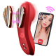 Edenlegend™ ShellKiss – 10-Mode Magnetic Wearable Shell Vibrator, APP Version, Red / Green, IPX7 Waterproof