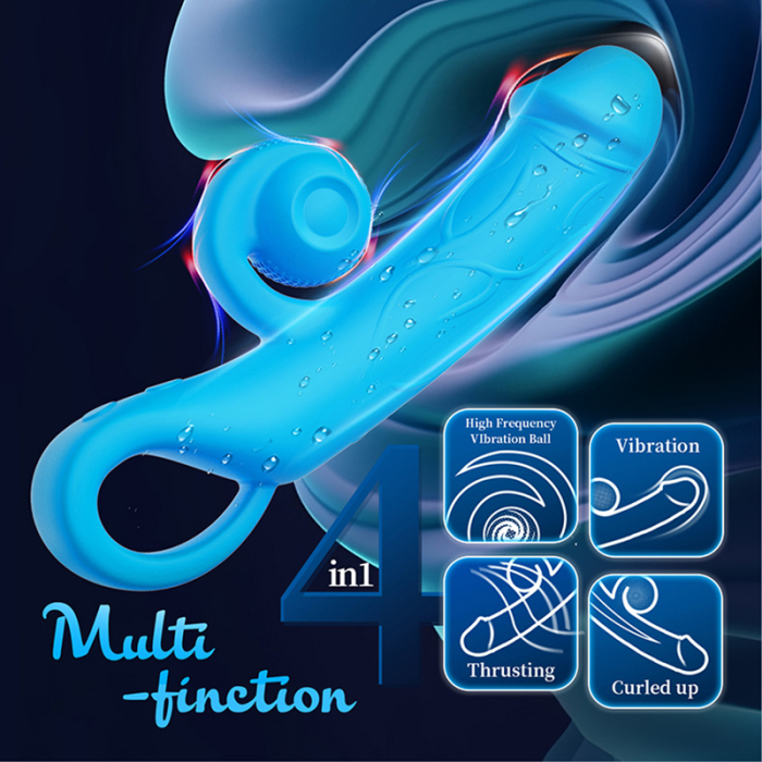 Edenlegend™ VibeCore-D10 – 10-Frequency Dual-Motor Vibrator, IPX7, Silicone + ABS, Multiple Colors