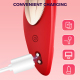 Edenlegend™ StarMuse – 10-Mode Magnetic Wearable Vibrator, Red Liquid Silicone, APP / Remote Control, IPX7