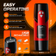 Edenlegend™ FireStorm Cup – 7+1 Mode Thrusting & Rotating Masturbator, APP-Controlled, Red / Yellow