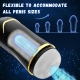Edenlegend™ SurgeCup – Dual-Mode Masturbator with 10 Vibration & 10 Suction Modes, One-Touch Climax, Black