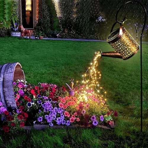 Solar Waterfall Lights💐