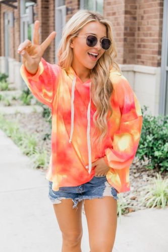 Promotion 49% OF-Tie Dye Pullover
