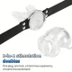 U-shaped gag with locking cap - an adult BDSM accessory for enhanced sensory experience
