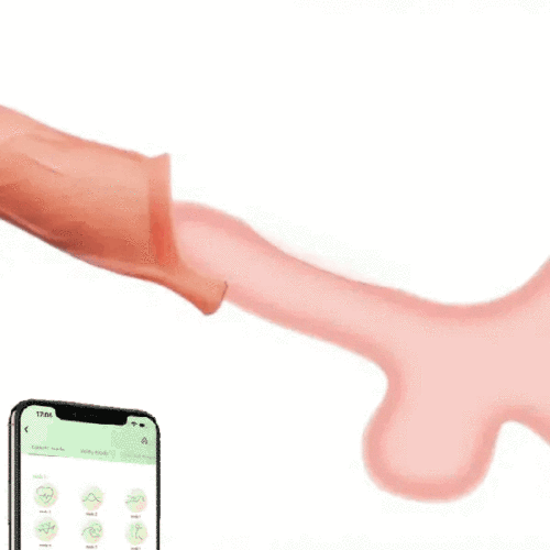 Hellofuntoys™ APP Controlled 9 Vibration Intensities Vibrating Penis Sleeve